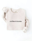 COFFEE AND BOOKS Graphic Sweatshirt