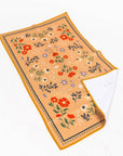 Floral Print Tea Towel - Cream
