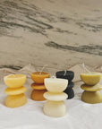 Fluted pillar candle no.1: Black