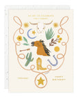 Yee Haw - Birthday Card