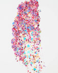 Rainbow Hearts Biodegradable Glitter