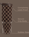 Autumn Checkers HydroJug 32 oz Sport Water Bottle