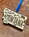 Montana Map Ornament