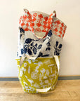 Pine Cone Heavy Linen Boho Tote Bag