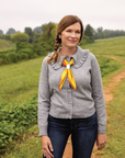 Silk Scarf - “Buck Up Buckaroo” - Square Neck & Hair Scarf