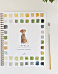 Animals watercolor workbook