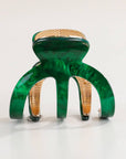 Jade Claw Clip | Small Octopus Metal Claw Clip