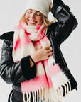 Stevie Striped Tassel Scarf