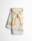 Homebody Cotton Linen Tea Towel | Butterfly Green Floral