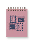 Custom City Stamp Mini Jotter Notebook