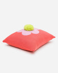 Flower Pom Pillow Cover: Melon
