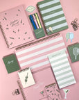 Striped Undated Weekly Planner