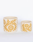 Yellow Terracotta Flower Pot Large