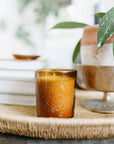 The Meadow Candle | Soy Wax Amber Glass Gold Foil Floral Box