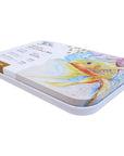 Metallic Watercolor Cake Set in Tin Premium 21pc