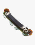 Brocéliande French Barrette With Lotus Flowers and Snails