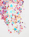 Rainbow Hearts Biodegradable Glitter