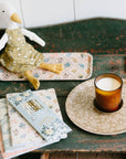 The Meadow Candle | Soy Wax Amber Glass Gold Foil Floral Box