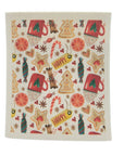 Christmas Cookies & Hot Coco Dishcloth - Christmas Decor