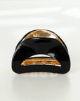 Nadia Claw Clip | Medium Curved Metal Claw Clip