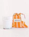 Striped Bagged Candle
