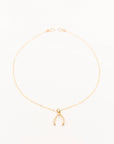 Wishbone Necklace | Bronze