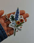 Montana Flower Bunch Vinyl Sticker