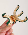 Jade Claw Clip | Small Octopus Metal Claw Clip
