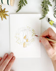 Wreaths paintable notecards