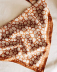 100% Silk Bandana Scarf - Strawberry Patch