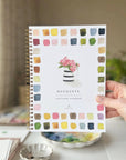 Bouquets watercolor workbook