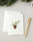 Evergreen notecard set