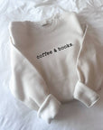 COFFEE AND BOOKS Graphic Sweatshirt
