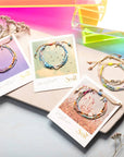 Mixed Media Bracelet - Harmony/Blue Howlite/Gold