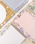 Blossom Large Notepad - Gold Floral