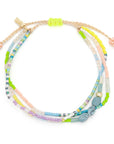 Mixed Media Bracelet - Harmony/Blue Howlite/Gold
