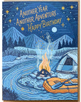 Campfire Birthday Card