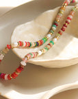 Sunny Non-Tarnish Boho Color Beaded Necklace