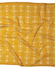 Cotton Voile Bandana “Against the Odds" - saffron - Scarf