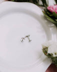 Bow Flat Back Studs