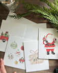 Classic christmas assorted notecard set