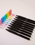 9 Glitter Markers Set