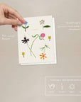 Quirky Petals - Just To Say Hi Card