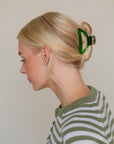 Emerald Claw Clip
