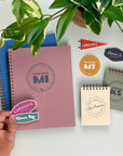 Philipsburg Stamp Sticker Script Sticker