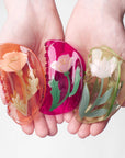 California Poppy Claw - Orange Acetate Flower Hair Clip