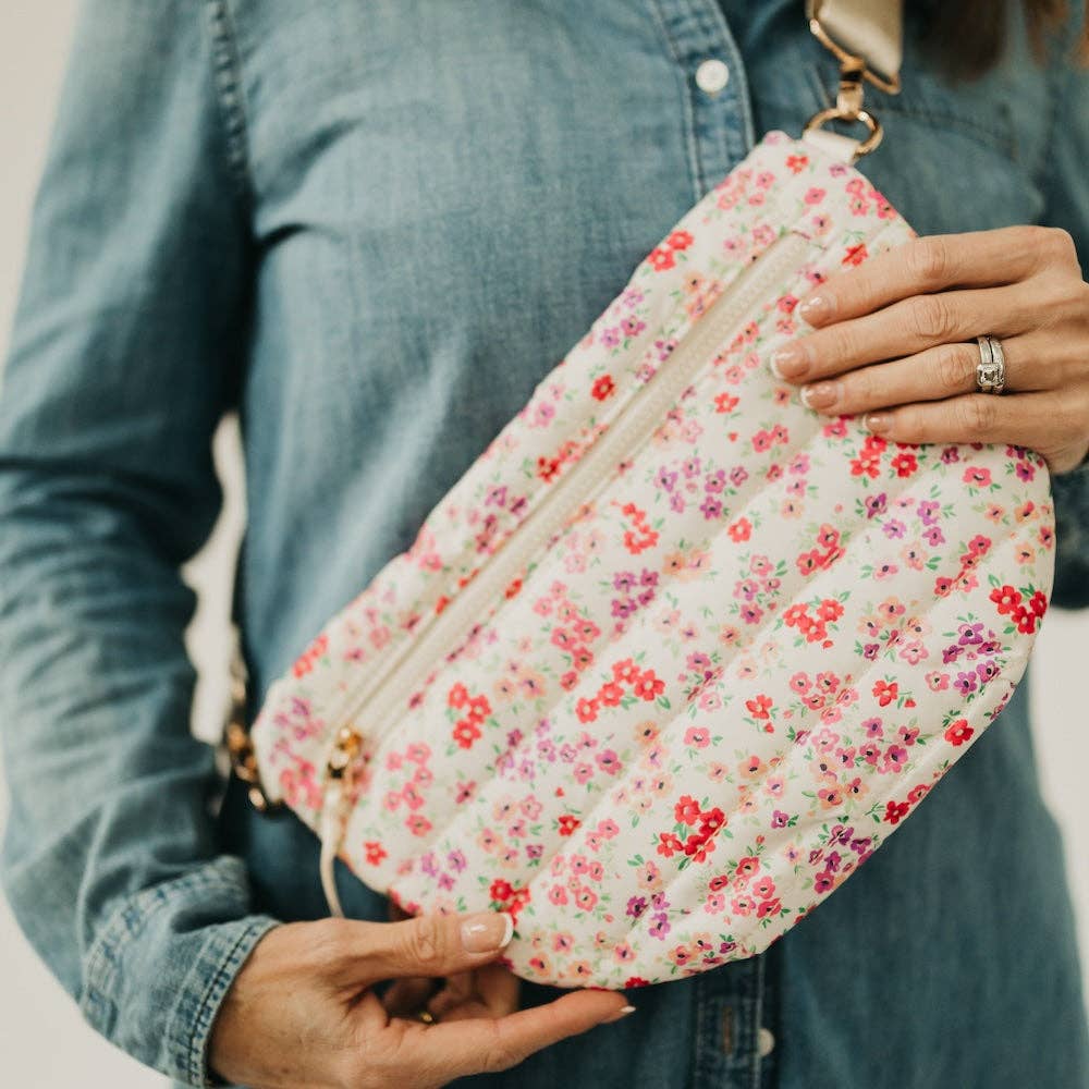 Jolie Puffer Black Bum Bag