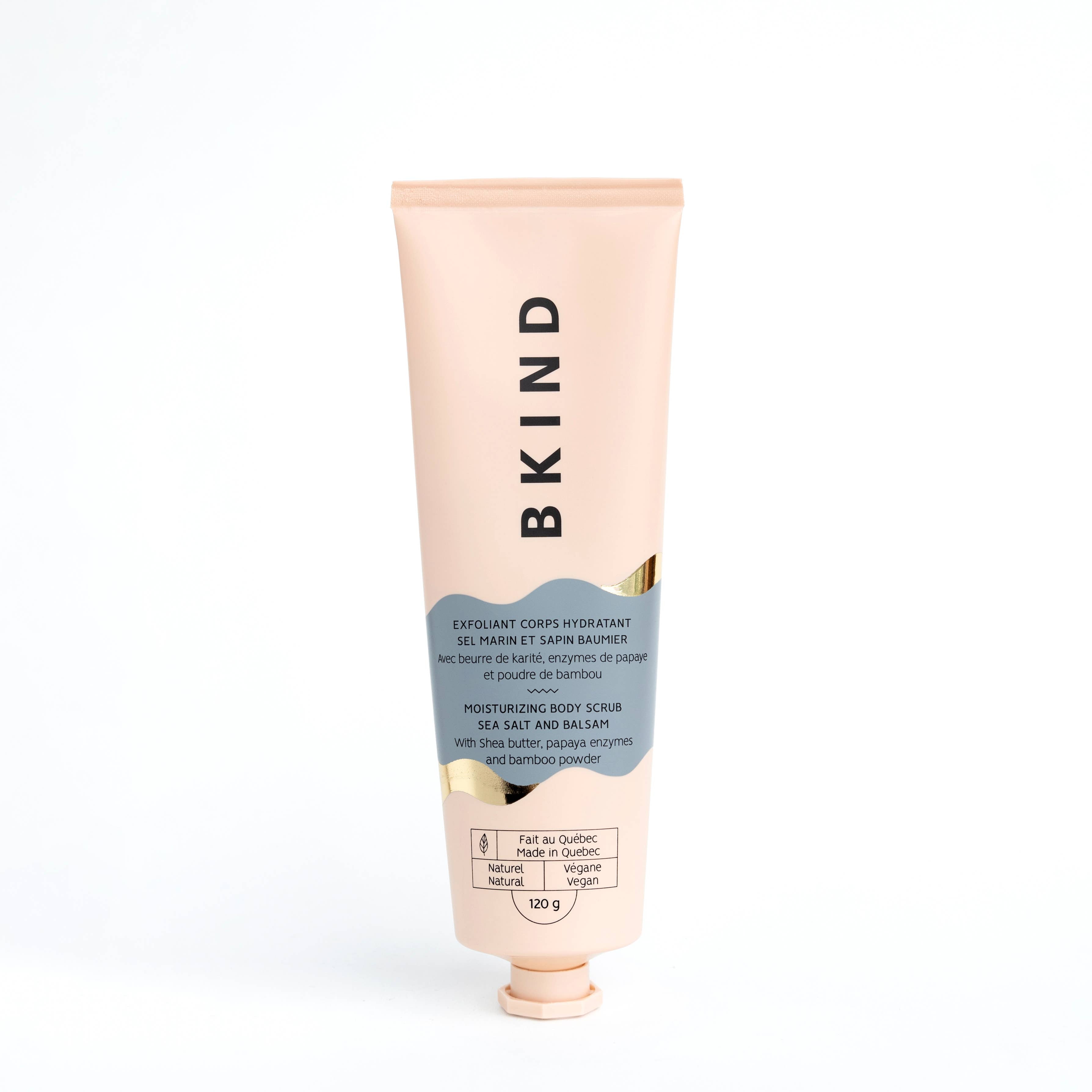 Moisturizing body scrub - Sea salt and balsam
