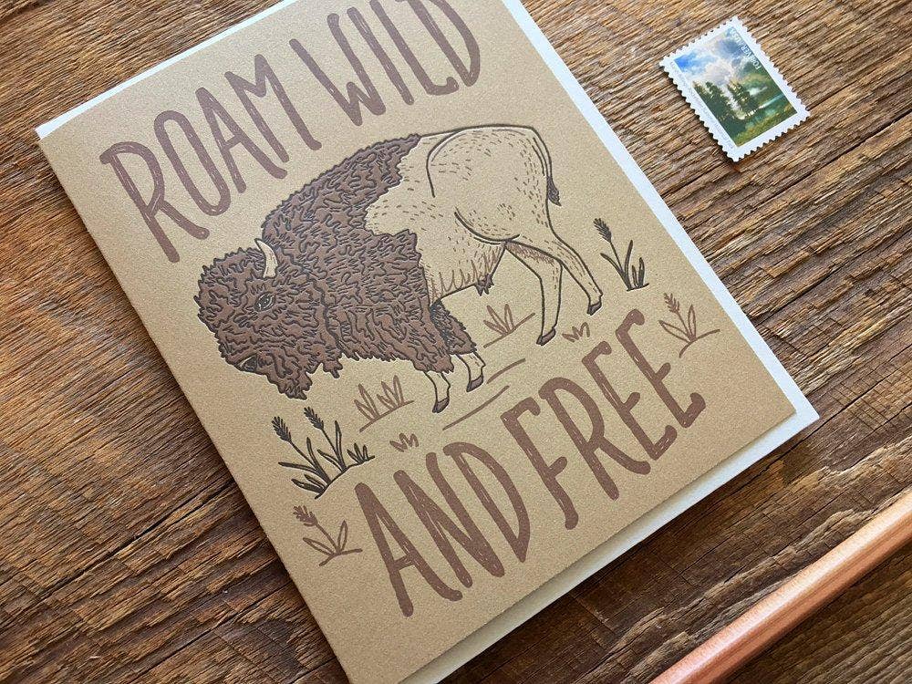 Buffalo Roam Card