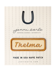"thelma" Vintage Inspired Iron On Name Patch